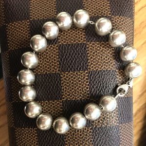 Tiffany and Co Sterling Silver Bead Ball Bracelet